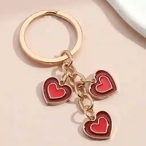 Llavero Diseño De Corazones Corazon Para Hombre O Mujer Para Llaves