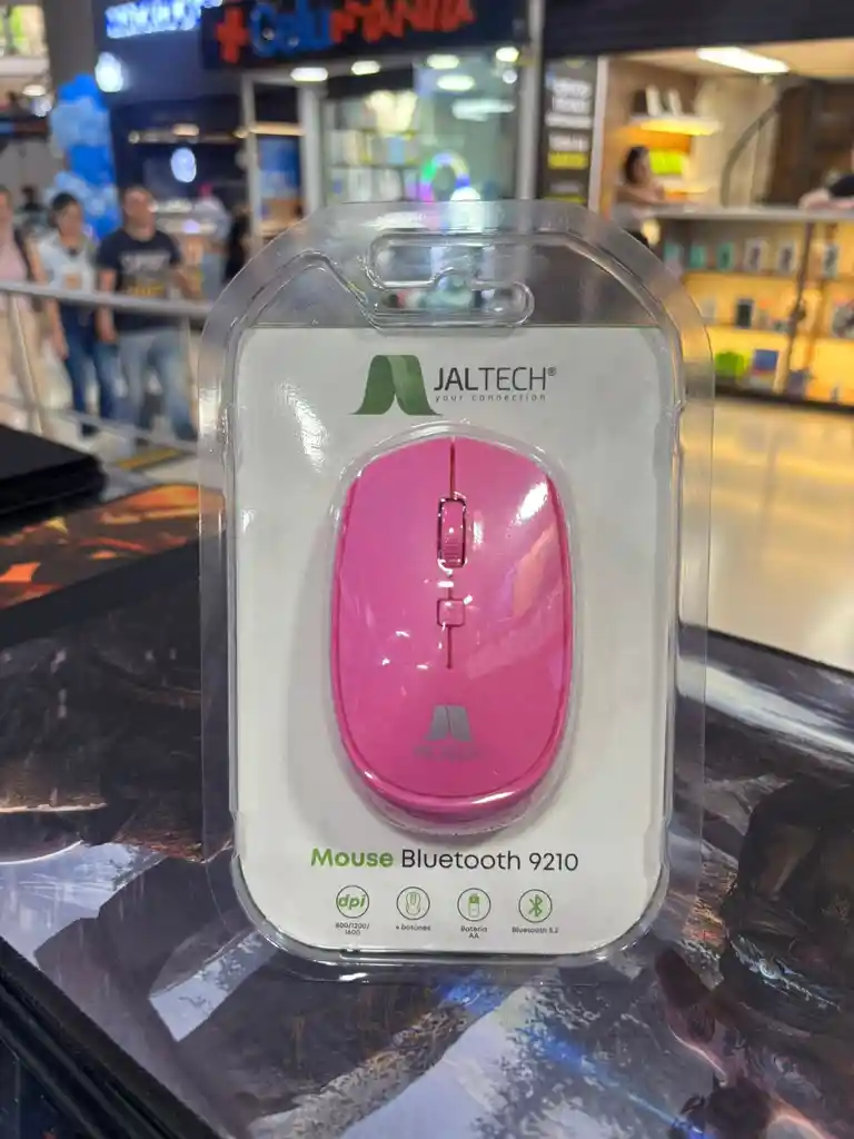 Mouse Jaltech Bluetooth Rosado