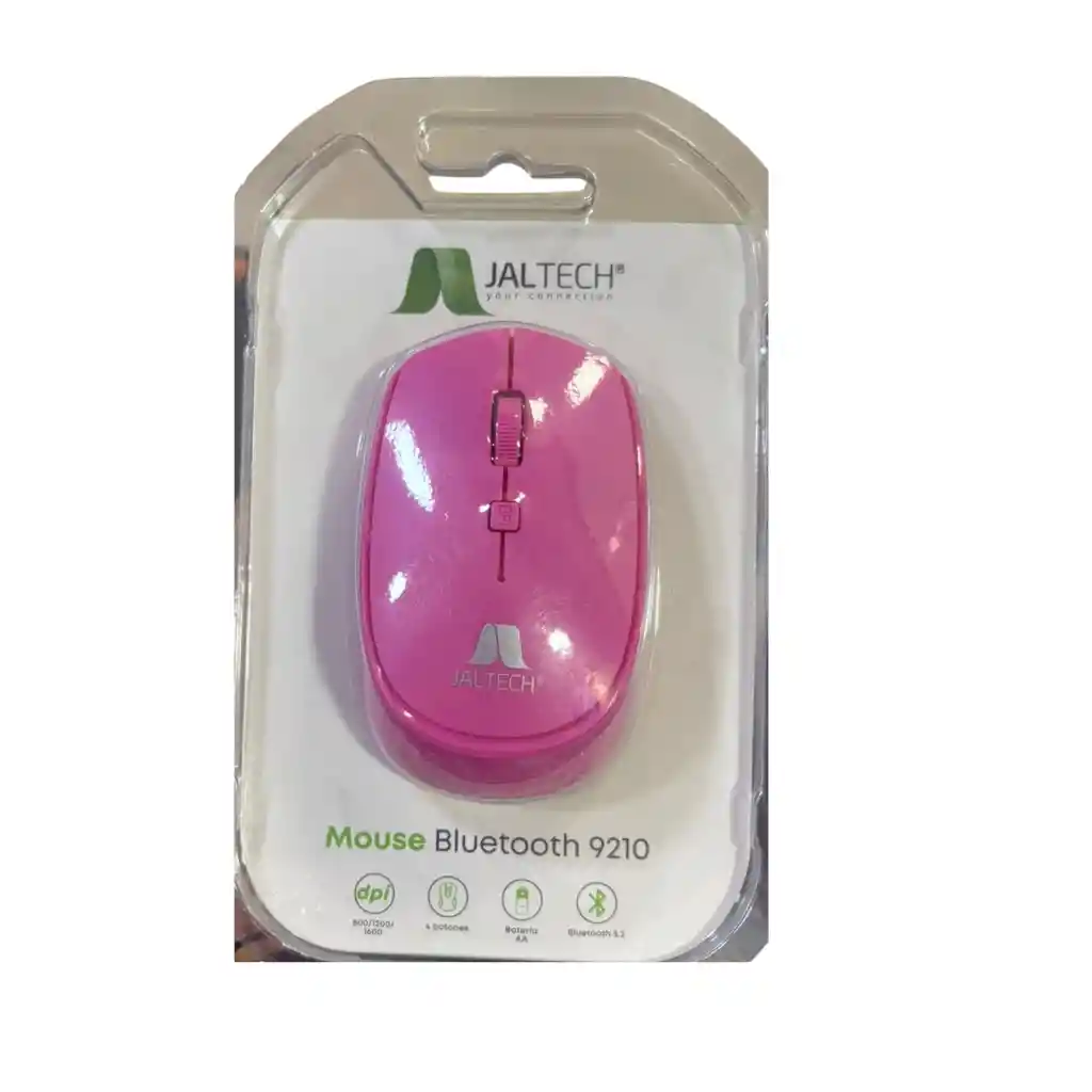 Mouse Jaltech Bluetooth Rosado