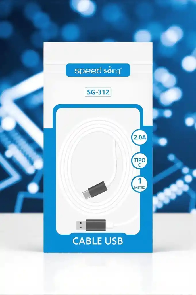 Cable Usb / Tipo C Speed Song Sg-312 - 1 Metro | 2.0a
