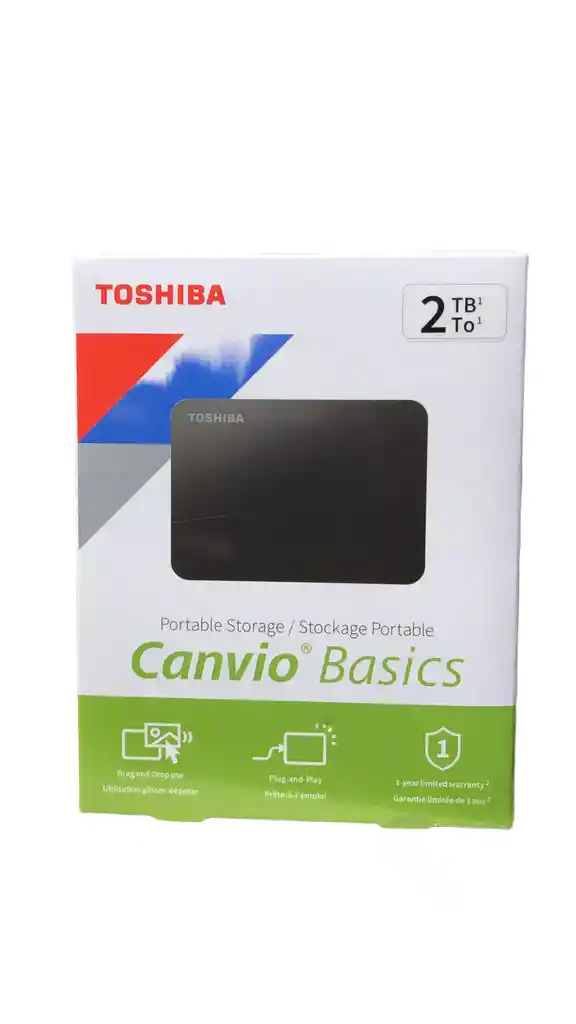 Toshiba Disco Duro 2tb Externo Usb 3.0 Nuevo