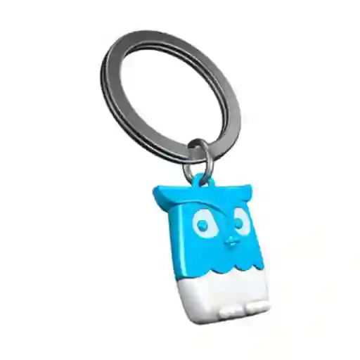 Llavero Búho Metalmorphose Blue