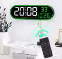 Reloj Inteligente Digital De Pared Grande Luz Led Control Remoto