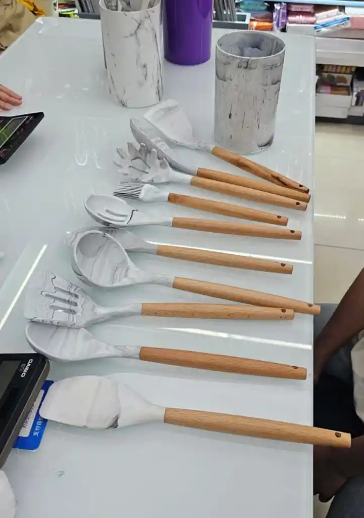 Set Utensilios Excelente Calidad Cocina Hogar En Silicona Antiadherente