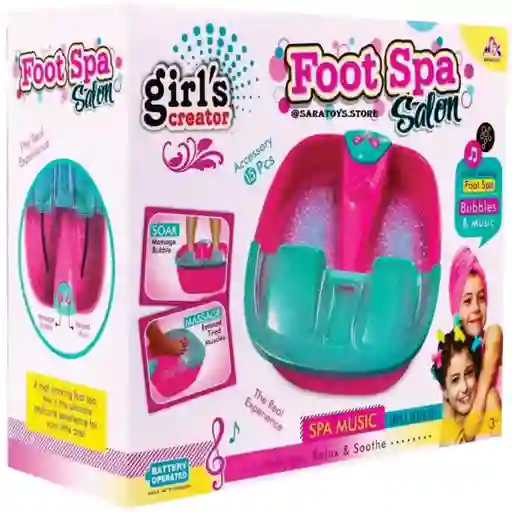 Juguete Spa Para Pies Niñas