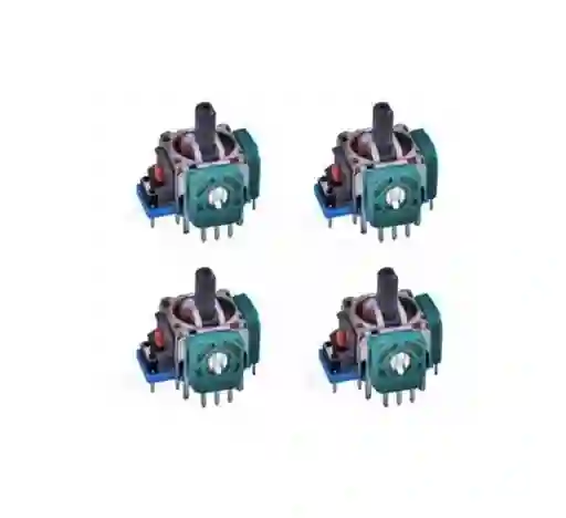 4 Análogo Repuesto Joystick + 4 Capuchas Para Control Ps4