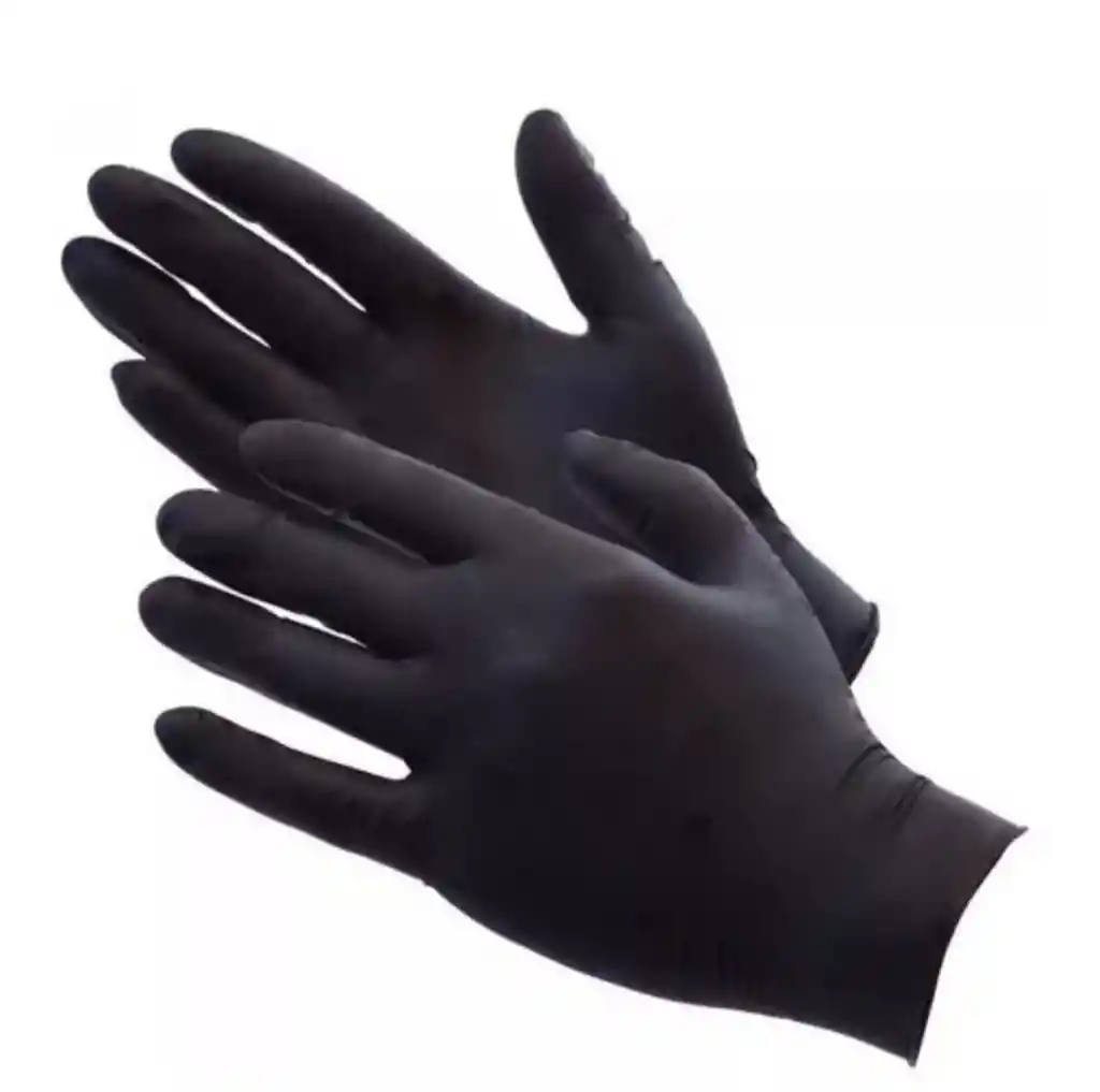 Guante Nitrilo Negro X 100 Unidades