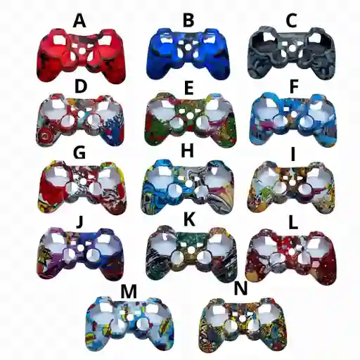 Funda En Silicona Protectora Compatible Con Control Ps3