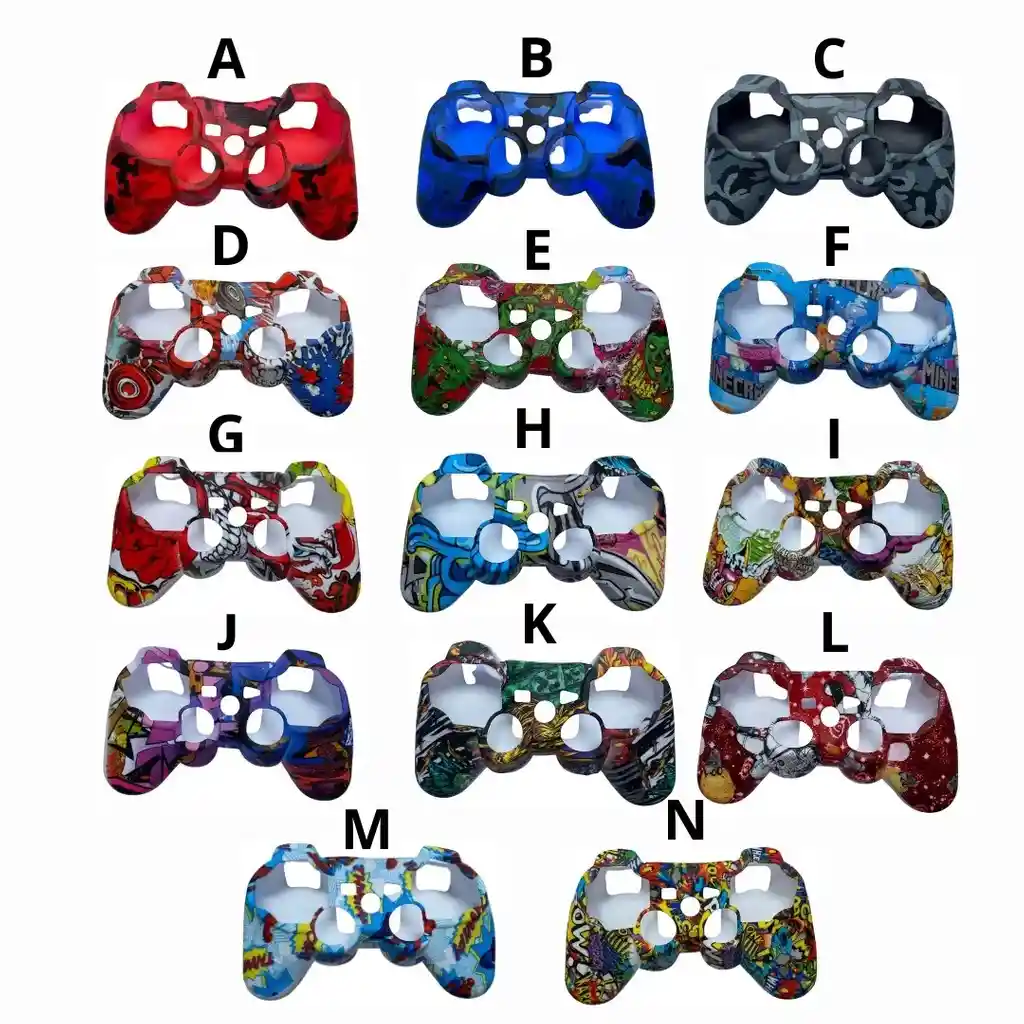 Funda En Silicona Protectora Compatible Con Control Ps3
