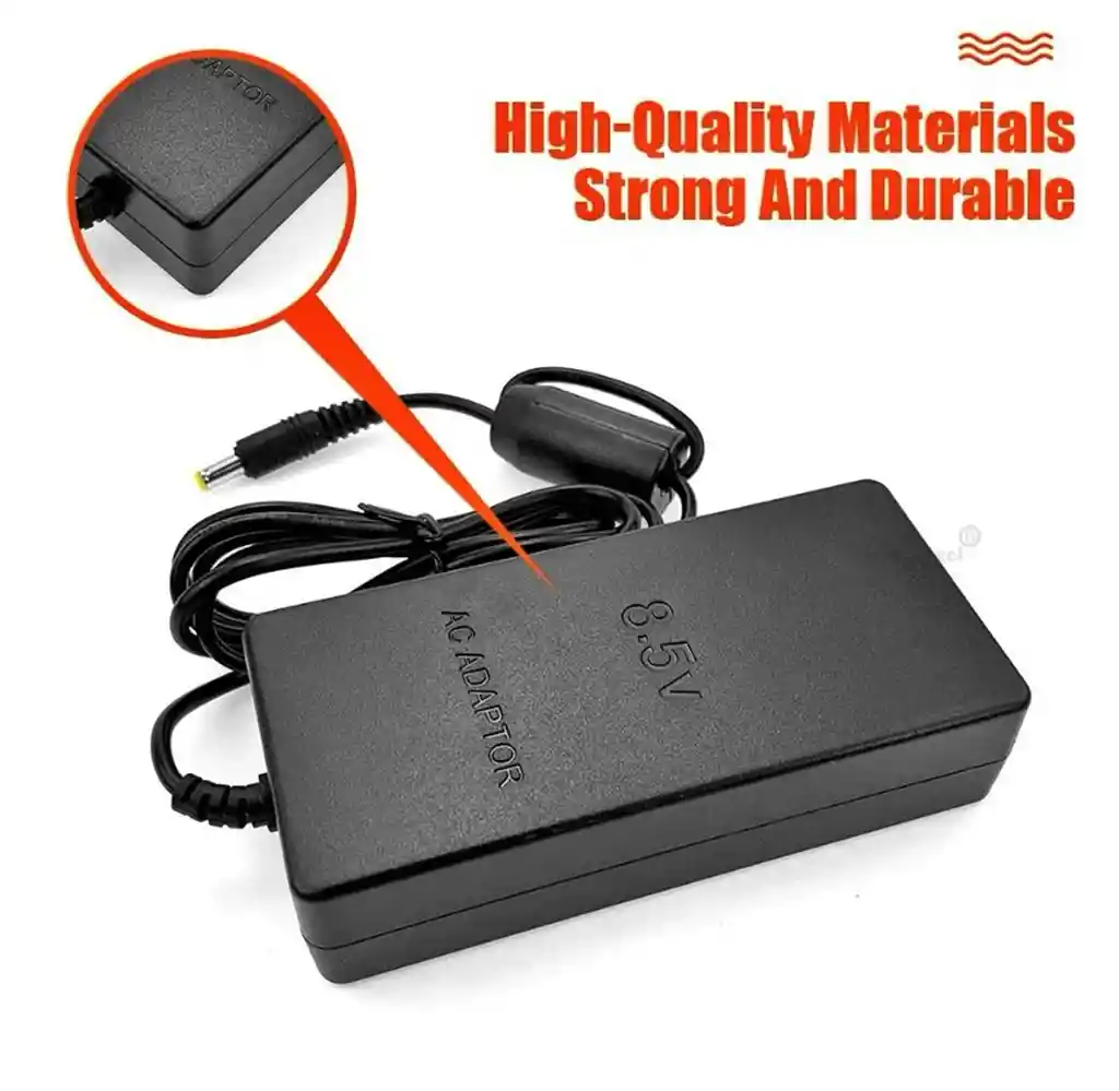 Cargador Adaptador Compatible Con Ps2 Play 2 Negro