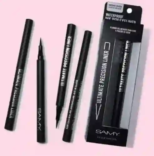 Samy Ultimate Precision Liner – Plumón Delineador Waterproof Negro Mate