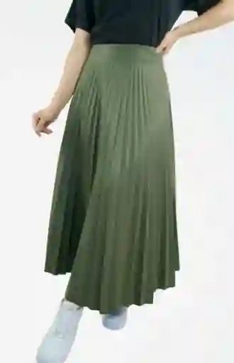 Falda The Gatsby Verde Militar