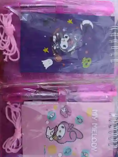 Libreta Cuaderno Set De Papelería Sanrio