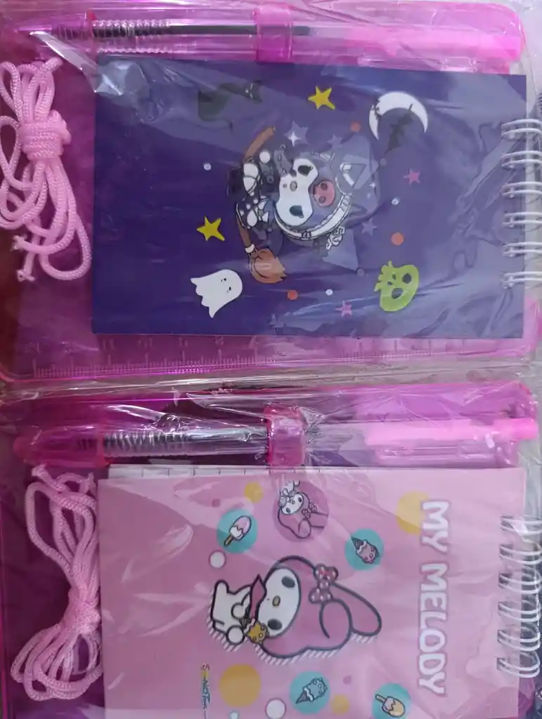 Libreta Cuaderno Set De Papelería Sanrio