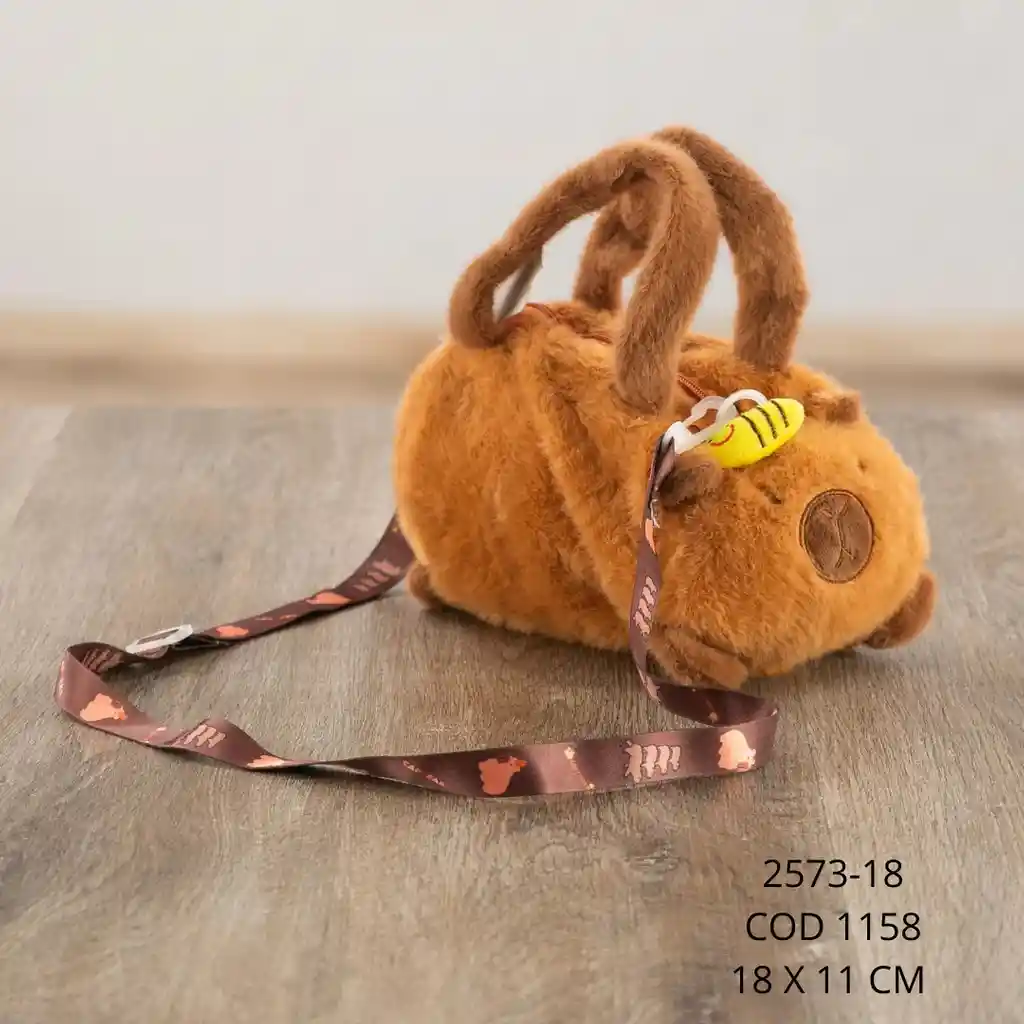 Bolsos Mochila Peluche Pequeña Diseño Capybara capibara
