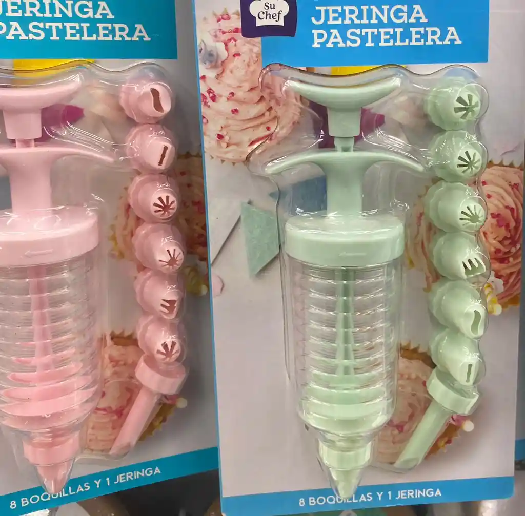 Set De Jeringa Pastelera Con 8 Boquillas