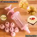 Set De Jeringa Pastelera Con 8 Boquillas