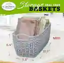 Canasta Organizadora Multiusos Tejido Rattan