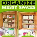 Canasta Organizadora Multiusos Tejido Rattan