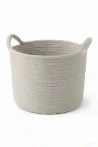 Canasto Cesta Organizador Decorativo De Cuerda