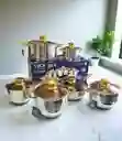 Bateria De Ollas 12 Piezas Acero Quirurgico Con Termo Difusor