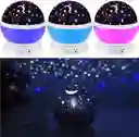 Lampara Rotatoria Proyector Cielo Estrellas Noche Dormir Luz