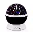 Lampara Rotatoria Proyector Cielo Estrellas Noche Dormir Luz