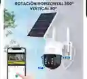 Cámara Panel Solar Ptz Full Hd Exterior Alarma Gira 360°