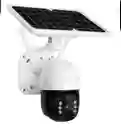 Cámara Panel Solar Ptz Full Hd Exterior Alarma Gira 360°