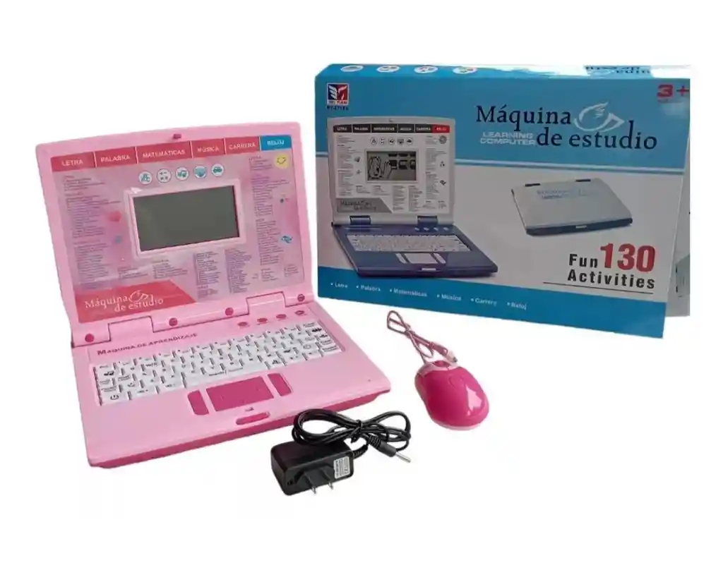 Computador Didáctico Para Niños Juguete 130 Funciones Aprende Inglés