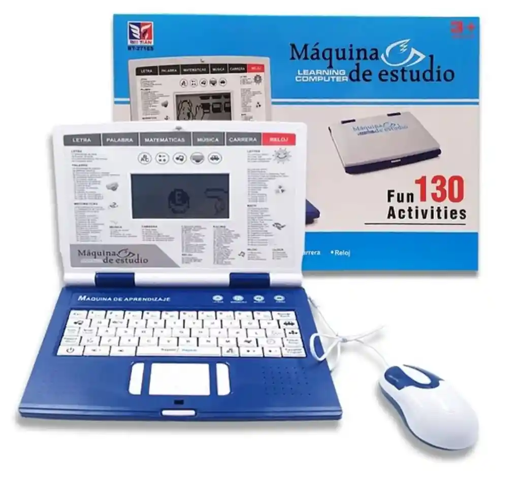 Computador Didáctico Para Niños Juguete 130 Funciones Aprende Inglés