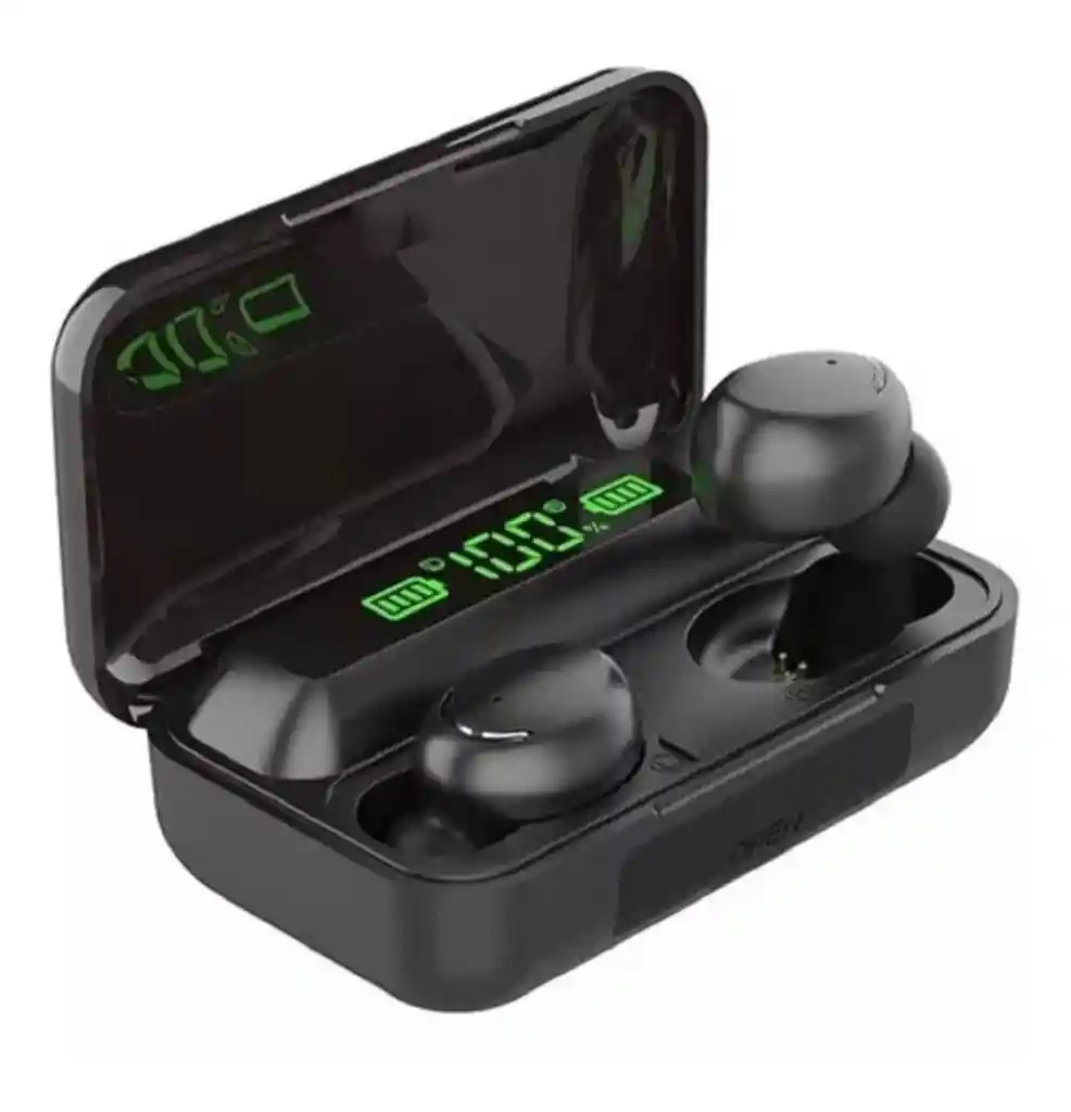 Audífonos Inalambricos Bluetooth F9-5 Negro Power Banck
