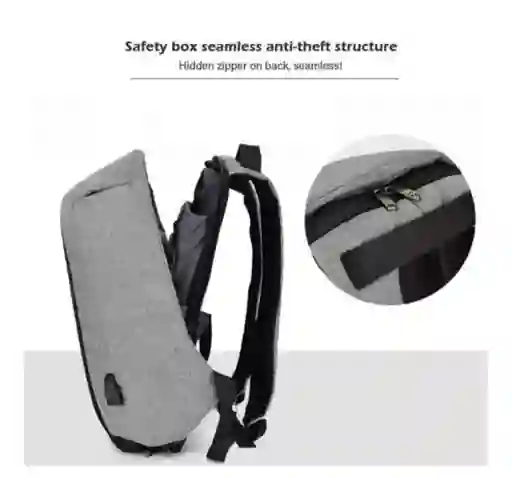 Morral Mochila Bolso Antirrobo Con Cargador Impermeable