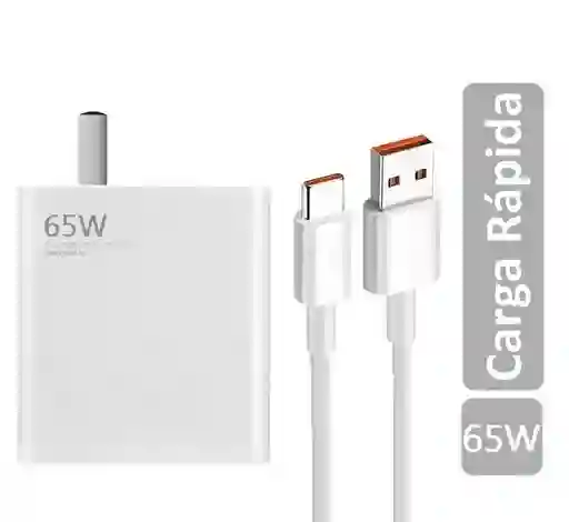 Cargador Tipo C Carga Rápida 67w Celular Android Samsung Xiaomi Motorola Macbook