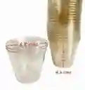 Vasos 5 Onzas Dorados Cristal X 15 Unds