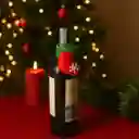 Accesorio Navideño 3 En 1: Pulsera, Servilletero Y Cortinero Diseño Bota Roja Blanco