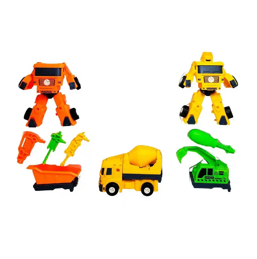 Carros Robots Construccion Armable Juguete Didactico Niños