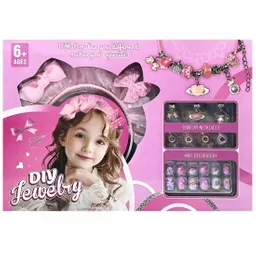 Kit Manicure Hacer Pulseras Juguete Niñas Princesa Charms