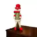 Cubre Botellas De Vino Diseño Navideño Hombre De Nieve Figuras