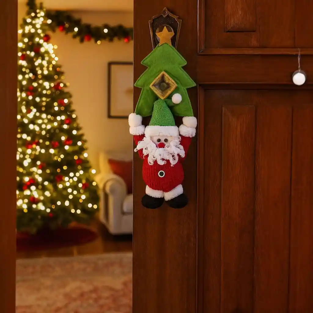 Chapero De Navidad Diseño Papá Noel Rojo