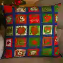 Cojín Grande Con Diseño Navideño Adornos