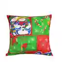 Cojín Grande Con Diseño Navideño Hombre De Nieve