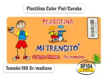 Plastilina Piel 180 Gramos Mediana Plastilina Curuba