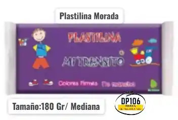 Plastilina Morado 180 Gramos Mediana