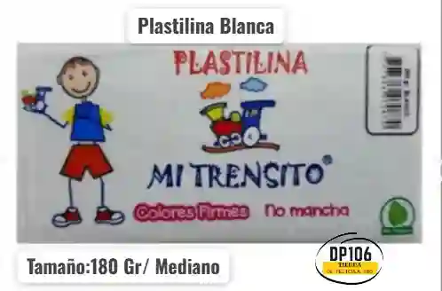 Plastilina Blanca 180 Gramos Mediana