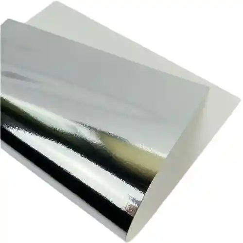 Cartulina Metalizada 70x50cm 250g Plateada