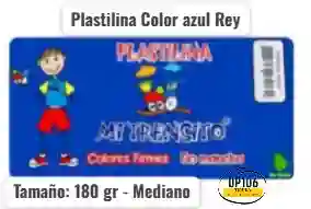 Plastilina Azul 180 Gramos Mediana