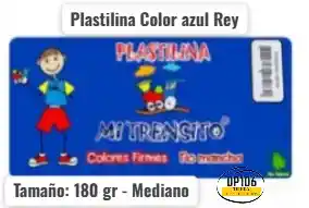 Plastilina Azul 180 Gramos Mediana