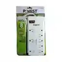 	 Multitoma Supresor De Picos 8 Salidas