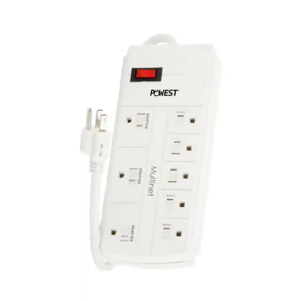 	 Multitoma Supresor De Picos 8 Salidas